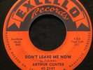 ARTHUR GUNTER  Don't Leave Me Now / Crazy Me  EXCELLO  2147  VG+
