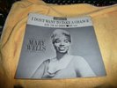 record 45 rare Picture Sleeve Mary Wells on Motown MT 1011 Take A Chance VG++