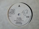 JO 'FLYING / FLYING (INSTRUMENTAL)' 45 UK DOVE RECORDS 1985 SYNTH POP