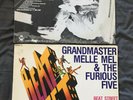 GRANDMASTER MELLE MEL & THE FURIOUS FIVE - WHITE LINES & BEAT STREET 12” VINYL
