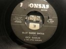RICK SUMLIN & LITTLE DARLINS 45 Blue Suede Shoes 1960s Texas Rockabilly HEAR