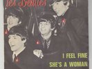 THE BEATLES FRANCE 45 disque JUKEBOX BOYS + Pochette JUKEBOX 45 I FEEL FINE rare
