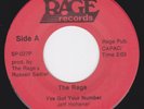 Canada  Punk KBD 45 - THE RAGE - I've Got Your Number / Stay