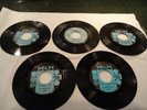 5 45 rpm Records Del-Fi Label Ritchie Valens , Balladeers , Seven Teens