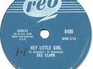 Super Rare 1959 DEE CLARK Rock’n Roll 78 RPM Record. Hey Little Girl