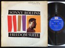 SONNY ROLLINS Freedom Suite DG MONO JAZZ LP on RIVERSIDE 12-258