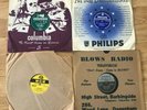 1950s 4 x 78rpm vinyls, Eddie Cochran, Frankie Lymon, Connie Francis Johnnie Ray