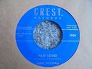 Eddie Cochran - Half Loved c/w Skinny Jim 1956 USA 45 CREST 1st BLUE LABELS