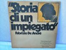 Lp 33 giri FABRIZIO DE ANDRÉ STORIA DI UN IMPIEGATO PA 49 1973 gatefold inserto