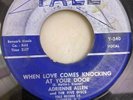 DOO WOP45 ADRIENNE ALLEN & FIVE DISCS YALE240 WHEN LOVE COMES KNOCKING AT YOUR 