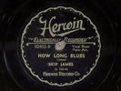 78 RPM - Skip James, Herwin 92402, How Long Blues/4 O'Clock Blues, E Delta Blues