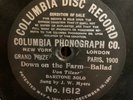 1902 Columbia one-sided 78rpm Record - J. W. Meyers