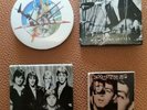 Paul Mccartney wings  4 badges/ pins vintage LAST FLIGHT 1979