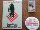 Paul Mccartney wings  3 badges/ pins vintage SUZY AND THE RED STRIPES 72/77
