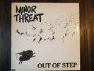 Minor Threat Out of Step LP, 1st press, Black Back, Dischord #10