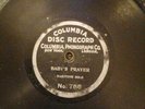 78rpm Rare Columbia Disc Record. Columbia Phonograph Co New York London