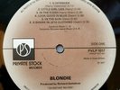 Blondie Debut Near Mint 1976 Private Stock UK 1st press NO EMI Music Ltd credit