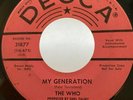 Garage PROMO 45 The Who My Generation on Decca HEAR