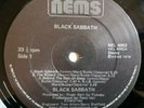 Black Sabbath LP Same 1st LP UK Nems Press WONDERFUL COPY ++
