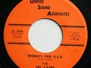 DEL CADES Doo Wop 45rpm World's Fair USA b/w Two To Fall In Love HEAR