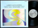 LOREZ ALEXANDRIA How Will I Remember You? LP DISCOVERY RECORDS DS-782 US 1978