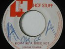 1975 Roots Reggae - Don't Be A Rude Boy - JONNIE JOHNNY CLARKE - HOT STUFF 7