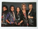 Scorpions signed,Autogramm,signiert, autograph-card,handsigned original EMI 1988