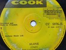 RARE FITZ VAUGHN Alone CALYPSO JAZZ TRINIDAD 45 COOK HEAR