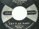 Rockabilly 45-Billy Eldridge-Let's Go Baby/My Blue Tears-Unart 2011