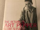 The Return Of Art Pepper: MONO Ed. 1: Score SLP 4032 NM cond.