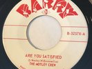 R&B The Motley Crew ARE YOU SATISFIED Barry 45  Canadian Frank Motley