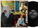 Eddie Costa, Mat Mathews & Don Elliott - At Newport LP - Verve Mono DG VG+
