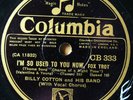 Early BILLY COTTON I'm So Used To You Now/ Leave The Rest To Nature (E)