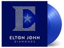 Elton John Diamonds Ultimate Greatest Hits Blue Colour Vinyl LP Exclusive Scuff