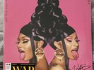 Cardi B Signed Limited Edition Gold WAP LP Vinyl Megan Stallion Sealed In Hand