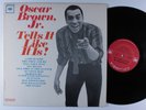 OSCAR BROWN, JR. Tells It Like It Is  COLUMBIA LP VG+ mono 2-eye