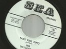 GARAGE TEEN bw ROCKER - DISTORTIONS - TAKE THIS RING  - HEAR 1965 ALABAMA SEA
