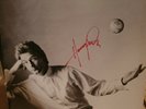 Signed Huey Lewis & The News Small World album sleeve. Excellent cond. Slv only.