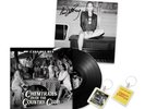 LANA DEL REY -SIGNED LITHO 12” x 12” & KEYRING. Chemtrails Black Vinyl. NEW