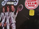 SHRINK  1970 CREAM LP+ STICKER+ SILVER POSTER ? GOODBYE Hard Psych CLAPTON BRUCE
