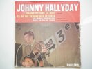 Johnny Hallyday 45Tours EP vinyle Quand Revient La Nuit papier sans rabat
