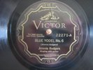 Victor 22271, Jimmie Rodgers, Blue Yodel No. 6, Yodeling Cowboy, V+ 
