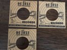 (3) Early Black DELUXE 45 rpm Record Company Sleeve Blues R&B Doo Wop Group