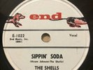 The Shells 1958 DOOWOP 78 Sippin' Soda / Pretty Little Girl END Label VG++/VG+++