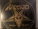 VENOM - WELCOME TO HELL LP NEAT 1002 1981 (BLUE LABELS) + LYRIC SHEET + POSTER
