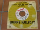 SP 45T JUKE BOX Promo JOHNNY HALLYDAY Je suis seul PHILIPS B 373 961 F