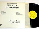 B-C Records Present Get Back To Toronto by John Lennon & Yoko Ono The Beatles Lp