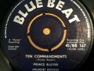 Prince Buster ?– Ten Commandments / Buster's Welcome   BLUE BEAT BB167 VG-