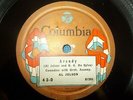 Al Jolson/California Ramblers 78 Columbia 43D E- Condition ArcadyArcady