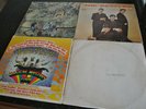 BEATLES/WINGS: 4LP VINYL RECORD ALBUM LOT: WHITE ALBUM/WILD LIFE/MAGICAL MYSTERY